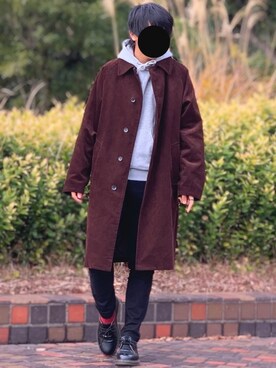 「チャイハネ（チャイハネ）のアイテム（リング）」を使った、nnnさん（メンズ・178cm）の冬コーディネート