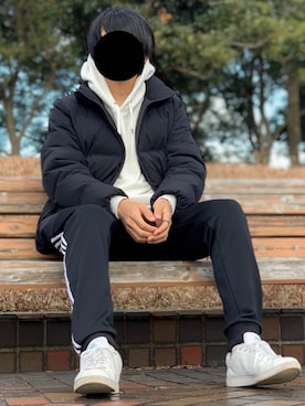「チャイハネ（チャイハネ）のアイテム（リング）」を使った、nnnさん（メンズ・178cm）の冬コーディネート