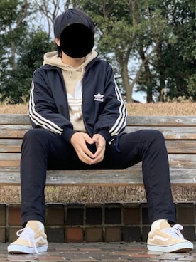 「チャイハネ（チャイハネ）のアイテム（リング）」を使った、nnnさん（メンズ・178cm）の冬コーディネート