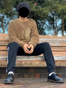 「チャイハネ（チャイハネ）のアイテム（リング）」を使った、nnnさん（メンズ・178cm）の冬コーディネート