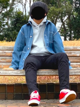 赤スニーカー のメンズ人気ファッションコーディネート Wear