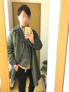 「BMW（ビーエムダブリュー）のアイテム」を使った、わっくー！さん（メンズ・168cm）の冬コーディネート