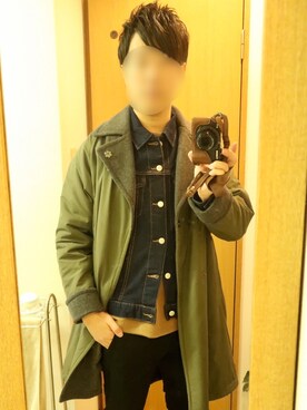 「盲腸」｜わっくー！さん（メンズ・168cm）の冬コーディネート