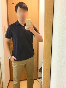 「g-stage（ジーステージ）のアイテム（トップス）」を使った、わっくー！さん（メンズ・168cm）の夏コーディネート