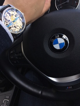 「BMW（ビーエムダブリュー）のアイテム」を使った、わっくー！さん（メンズ・168cm）の春コーディネート