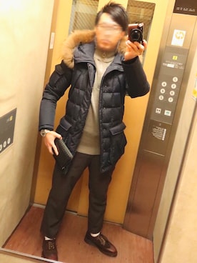 わっくー！さん（メンズ・170cm）の冬コーディネート