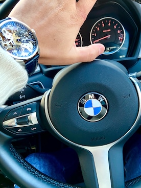 「BMW（ビーエムダブリュー）のアイテム」を使った、わっくー！さん（メンズ・170cm）の冬コーディネート