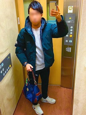 「CAMP7（キャンプセブン）のアイテム（ジャケット/アウター）」を使った、わっくー！さん（メンズ・170cm）の冬コーディネート