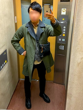 わっくー！さん（メンズ・170cm）の冬コーディネート