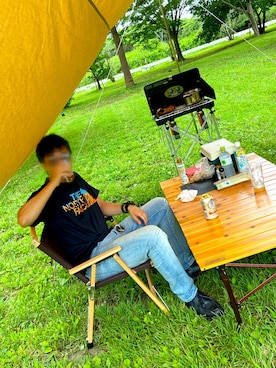 「ザノースフェイス」｜わっくー！さん（メンズ・170cm）の夏コーディネート