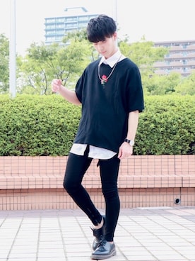 「m.f.editorial（エムエフエディトリアル）のアイテム」を使った、スバルさん（メンズ・167cm）の夏コーディネート