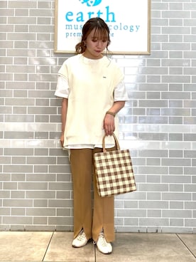 「主役はカラーパンツ」｜Ruiさん（レディース・153cm）の春コーディネート