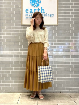 「earthstaff」｜Ruiさん（レディース・153cm）の春コーディネート