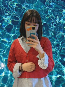 水色 赤 の人気ファッションコーディネート Wear