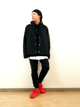「アイテム（ブルゾン）」を使った、mstkさん（メンズ・159cm・30代）の秋コーディネート