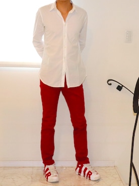 しましさん（メンズ・182cm）の秋コーディネート