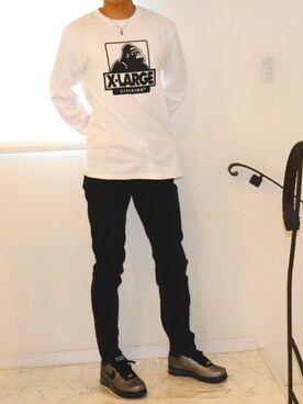 しましさん（メンズ・182cm）の秋コーディネート