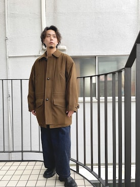 「アイテム（ミリタリージャケット）」を使った、Kazu 相互フォローさん（メンズ・164cm）の冬コーディネート