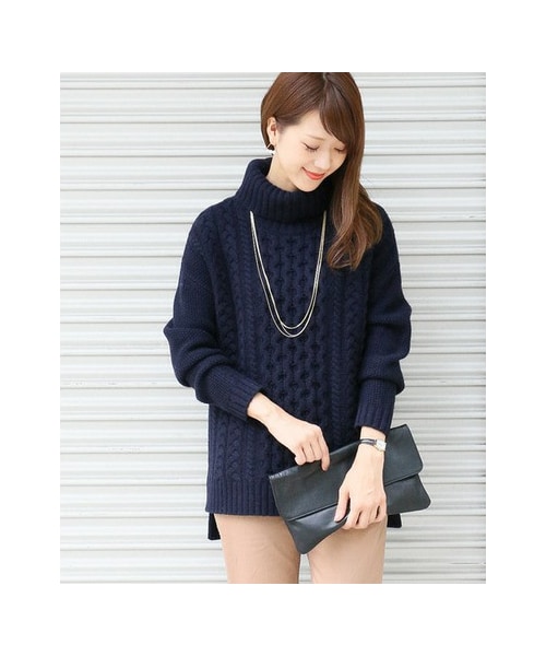 URBAN RESEARCH - DOORS ラムアラン柄ワイドタートル URBAN RESEARCH DOORS（アーバンリサーチドアーズ）の