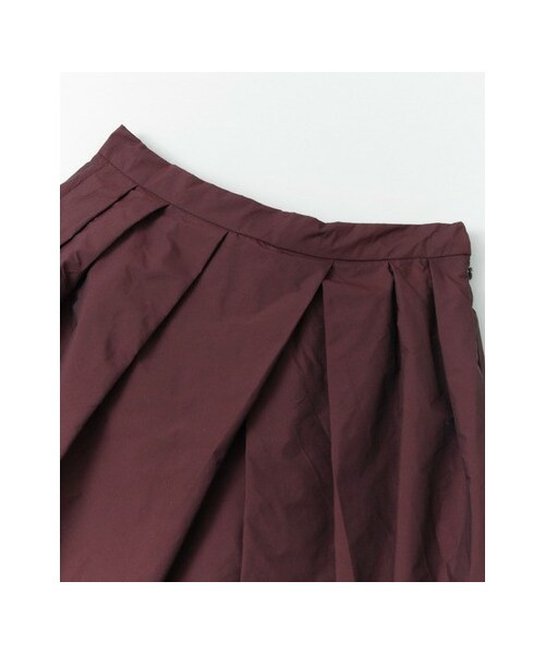 KBF（ケイビーエフ）の「メモリータックフレアスカート（スカート・レディース・WINE/BLACK・one）」の10枚目の写真