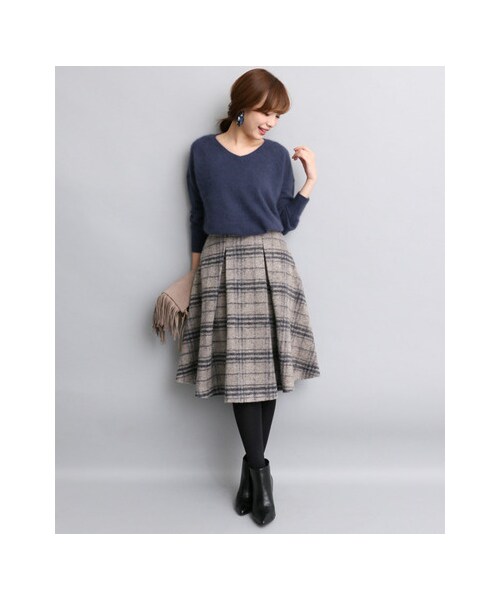 URBAN RESEARCH ROSSO WOMEN(アーバンリサーチ ロッソ)の「ソフトウールオーバープルオーバー(トップス・レディース・BEIGE/PINK/RED/NAVY/GRAY・FREE)」の15枚目の写真