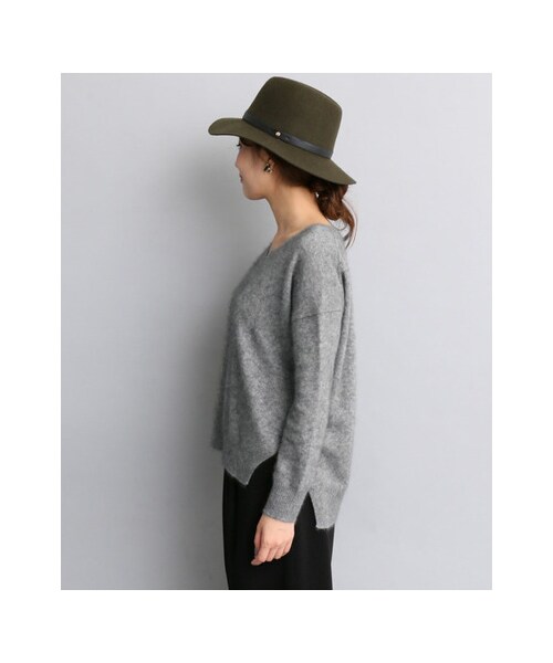 URBAN RESEARCH ROSSO WOMEN(アーバンリサーチ ロッソ)の「ソフトウールオーバープルオーバー(トップス・レディース・BEIGE/PINK/RED/NAVY/GRAY・FREE)」の19枚目の写真