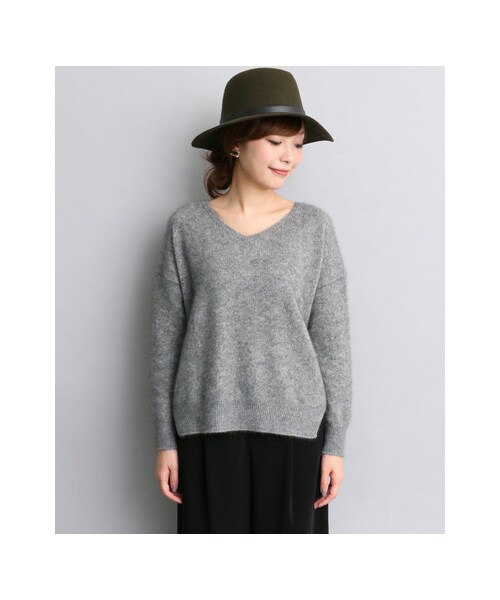 URBAN RESEARCH ROSSO WOMEN(アーバンリサーチ ロッソ)の「ソフトウールオーバープルオーバー(トップス・レディース・BEIGE/PINK/RED/NAVY/GRAY・FREE)」の18枚目の写真