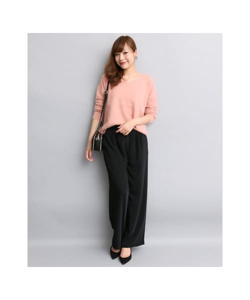 URBAN RESEARCH ROSSO WOMEN(アーバンリサーチ ロッソ)の「ソフトウールオーバープルオーバー(トップス・レディース・BEIGE/PINK/RED/NAVY/GRAY・FREE)」の11枚目の写真