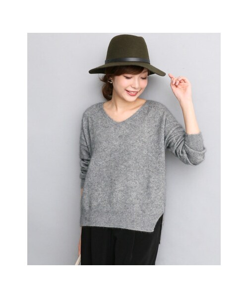URBAN RESEARCH ROSSO WOMEN(アーバンリサーチ ロッソ)の「ソフトウールオーバープルオーバー(トップス・レディース・BEIGE/PINK/RED/NAVY/GRAY・FREE)」の16枚目の写真