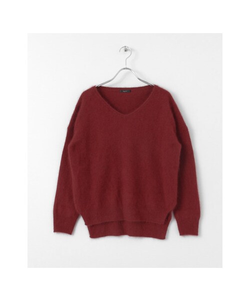 URBAN RESEARCH ROSSO WOMEN(アーバンリサーチ ロッソ)の「ソフトウールオーバープルオーバー(トップス・レディース・BEIGE/PINK/RED/NAVY/GRAY・FREE)」の5枚目の写真