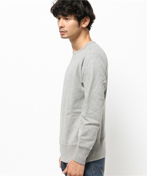 Champion（チャンピオン）の「Champion CREW NECK SWEAT（スウェット・メンズ・グレー/グリーン/ネイビー・L/M）」の4枚目の写真