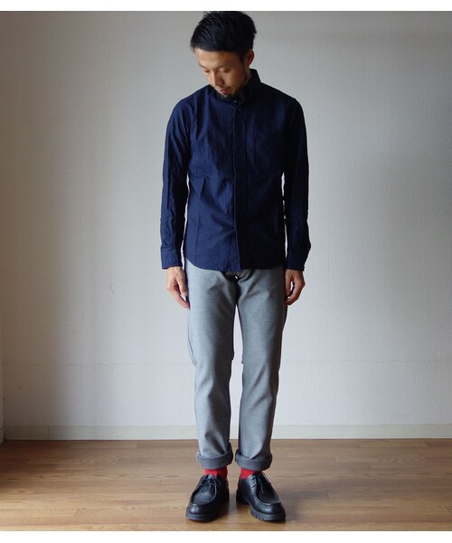 FOB FACTORY（エフオービーファクトリー）の「【2015秋の新作】F.O.B エフオービーファクトリー F4023 ONOFF PANTS オノフパンツ GRY グレー MEN'S メンズ（スラックス・メンズ・その他）」の4枚目の写真