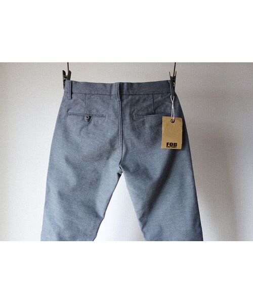FOB FACTORY（エフオービーファクトリー）の「【2015秋の新作】F.O.B エフオービーファクトリー F4023 ONOFF PANTS オノフパンツ GRY グレー MEN'S メンズ（スラックス・メンズ・その他）」の8枚目の写真