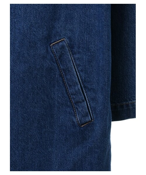 SEVENDAYS=SUNDAY（セブンデイズサンデイ）の「・CONE DENIM チェスターコート（ジャケット/アウター・インディゴ/ライトインディゴ・M/L）」の6枚目の写真