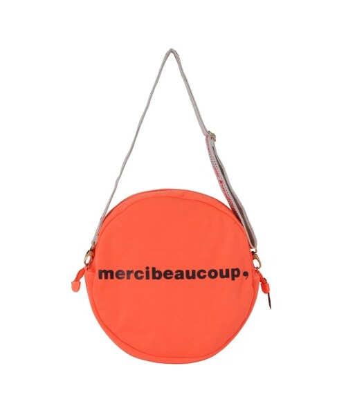 mercibeaucoup,（メルシーボークー）の「メルシーボークー、/ ボタンポーチ / ショルダーバッグ（バッグ・レディース・white/brown/orange・-）」の6枚目の写真