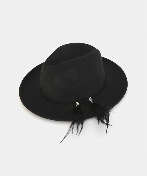 DHOLIC（ディーホリック）の「フェザーポイントフロッピーハット（ハット・レディース・カーキ/ブラウン/ブラック・FREE）」の2枚目の写真