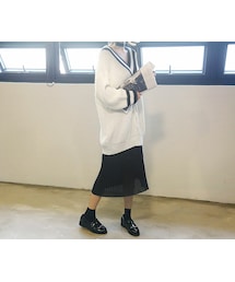 Aco Design | チルデンニット ドッキング ワンピース(ワンピース)