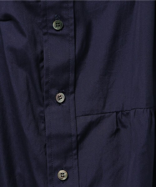 gomme(ゴム)の「ダーツアップワンピース(シャツワンピース・レディース・ホワイト/ブラック/ネイビー・MEDIUM)」の11枚目の写真