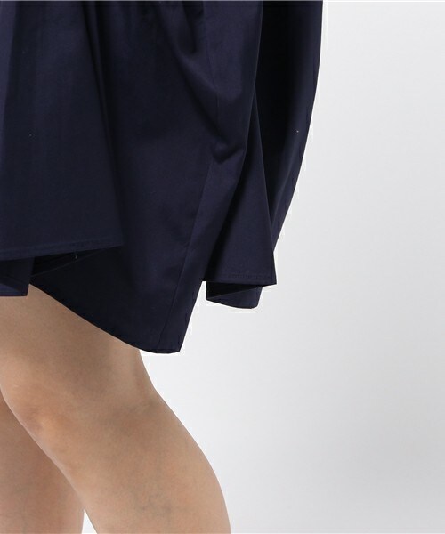 gomme(ゴム)の「ダーツアップワンピース(シャツワンピース・レディース・ホワイト/ブラック/ネイビー・MEDIUM)」の10枚目の写真