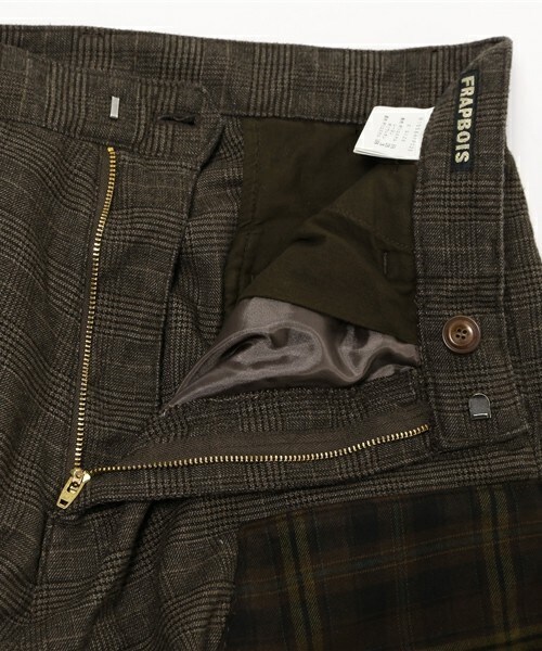 FRAPBOIS（フラボア）の「チェックダイ（その他パンツ・メンズ・ネイビー/ブラウン・2/3）」の9枚目の写真