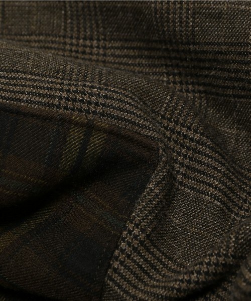 FRAPBOIS（フラボア）の「チェックダイ（その他パンツ・メンズ・ネイビー/ブラウン・2/3）」の10枚目の写真