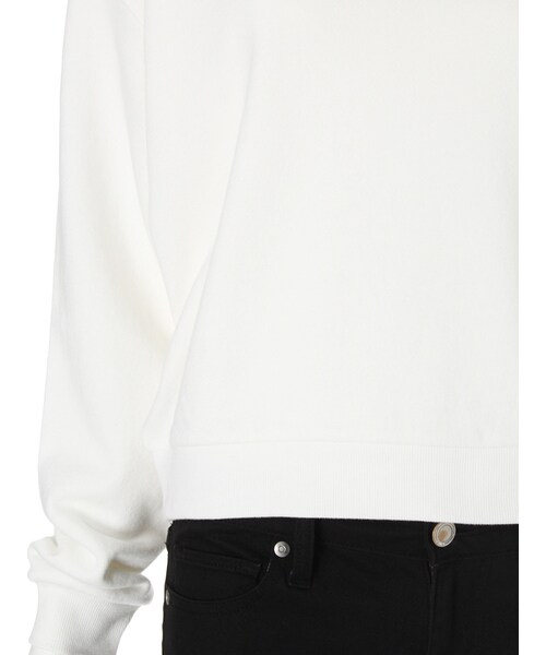 jouetie（ジュエティ）の「スタッズビジュープルオーバー（トップス・レディース・オフホワイト/ブラック/キャメル）」の12枚目の写真