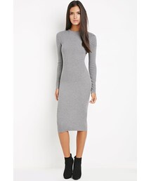 FOREVER 21 | FOREVER 21 Midi Bodycon Sweater Dress(ワンピース)