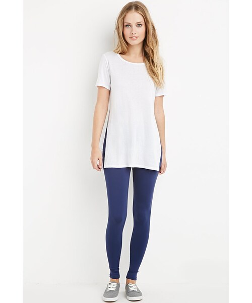 FOREVER 21（フォーエバー トゥエンティーワン）の「FOREVER 21 Nylon-Blend Leggings（レギンス/スパッツ・レディース・Black/Green/Blue/Purple・X-Small/Small/Medium/Large）」の3枚目の写真