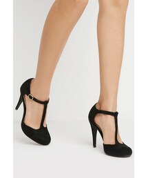 FOREVER 21 | FOREVER 21 Faux Suede T-Strap Pumps(パンプス)