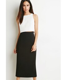 FOREVER 21 | FOREVER 21 Zippered Midi Skirt(スカート)