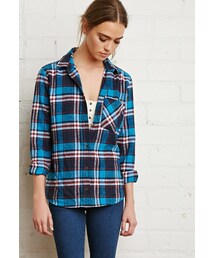 FOREVER 21 | FOREVER 21 Plaid Flannel Shirt(シャツ/ブラウス)
