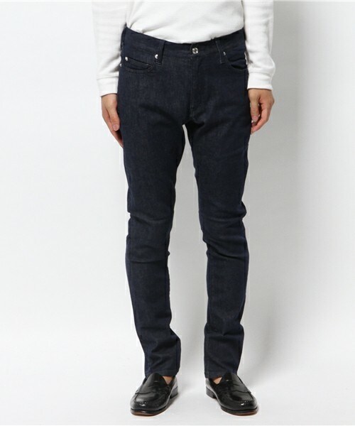 FREDY&GLOSTER（フレディアンドグロスター）の「スキニー 5P デニム（デニムパンツ・メンズ・ネイビー・S/M/L）」の4枚目の写真