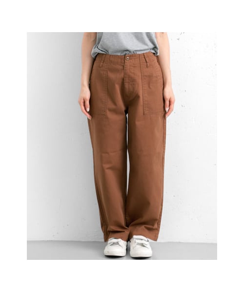 URBAN RESEARCH Sonny Label（アーバンリサーチサニーレーベル）の「ワイドカーゴパンツ（パンツ・レディース・カーキ/ネイビー/キャメル・36/38）」の10枚目の写真