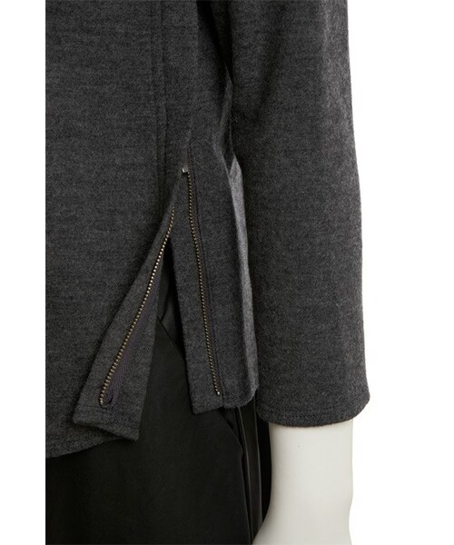 Danny&Anne（ダニーアンドアン）の「Wide turtle long sleeve tops（トップス・レディース・WHITE/GRAY/BORDEAUX・FREE）」の8枚目の写真